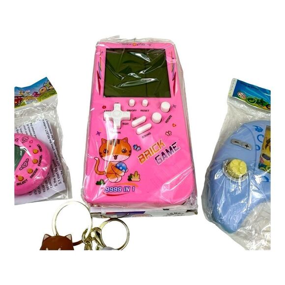 Kids Mini Video Game Handheld Game Toy Lot - Picture 4 of 7